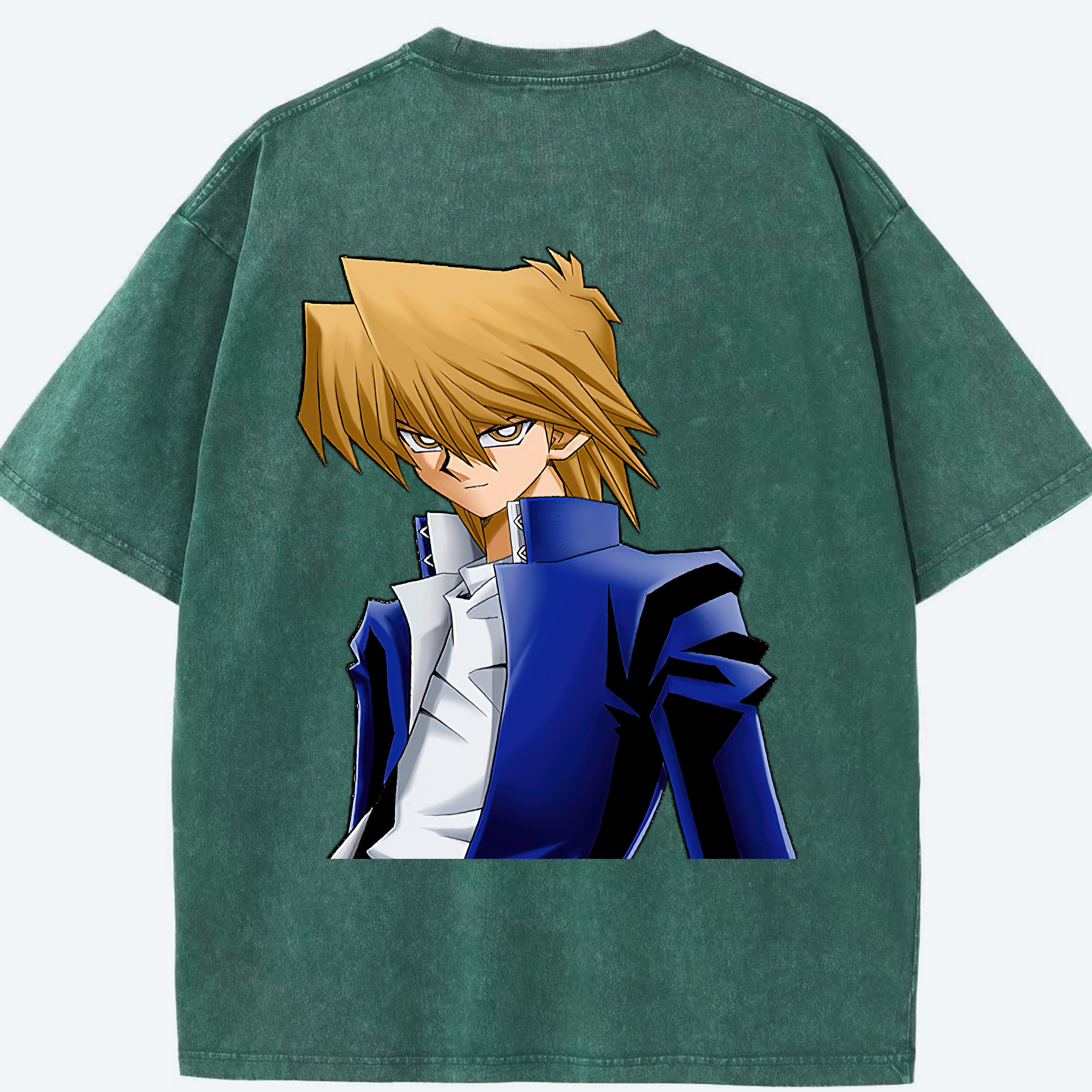 （画像用） 遊☆戯☆王 Yu-Gi-Oh! 綿100% ヴィンテージ風 半袖Tシャツ（背面プリント）